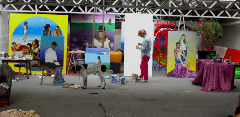 Johan Papaconstantino. Synesthésie, bouzouki & gun airless